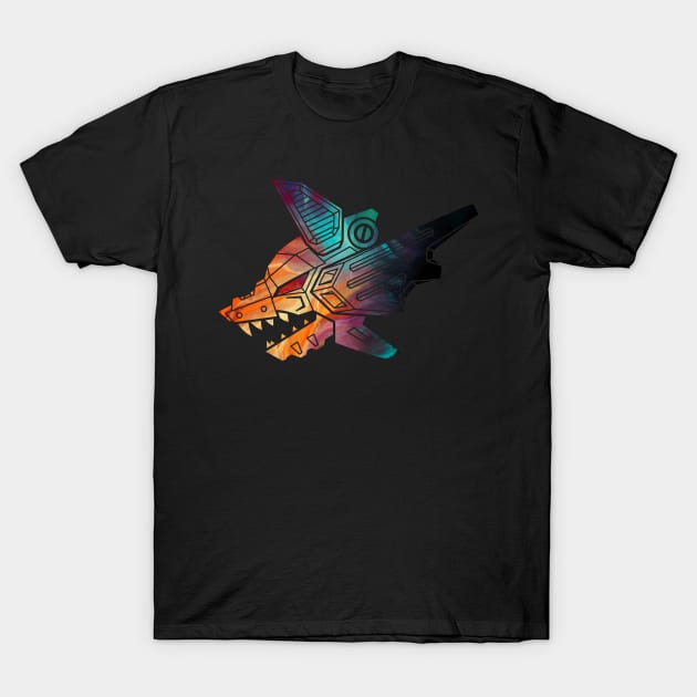 Mecha Robot Wolf | Daybreak T-Shirt by MaiasaLiger